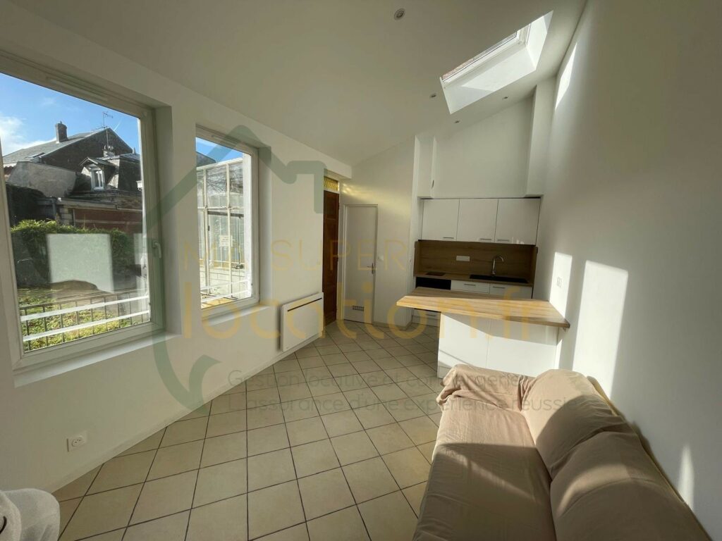 Appartement de 2 pièces en duplex meublé de 36 m² – Lumineux et Calme en Centre-Ville